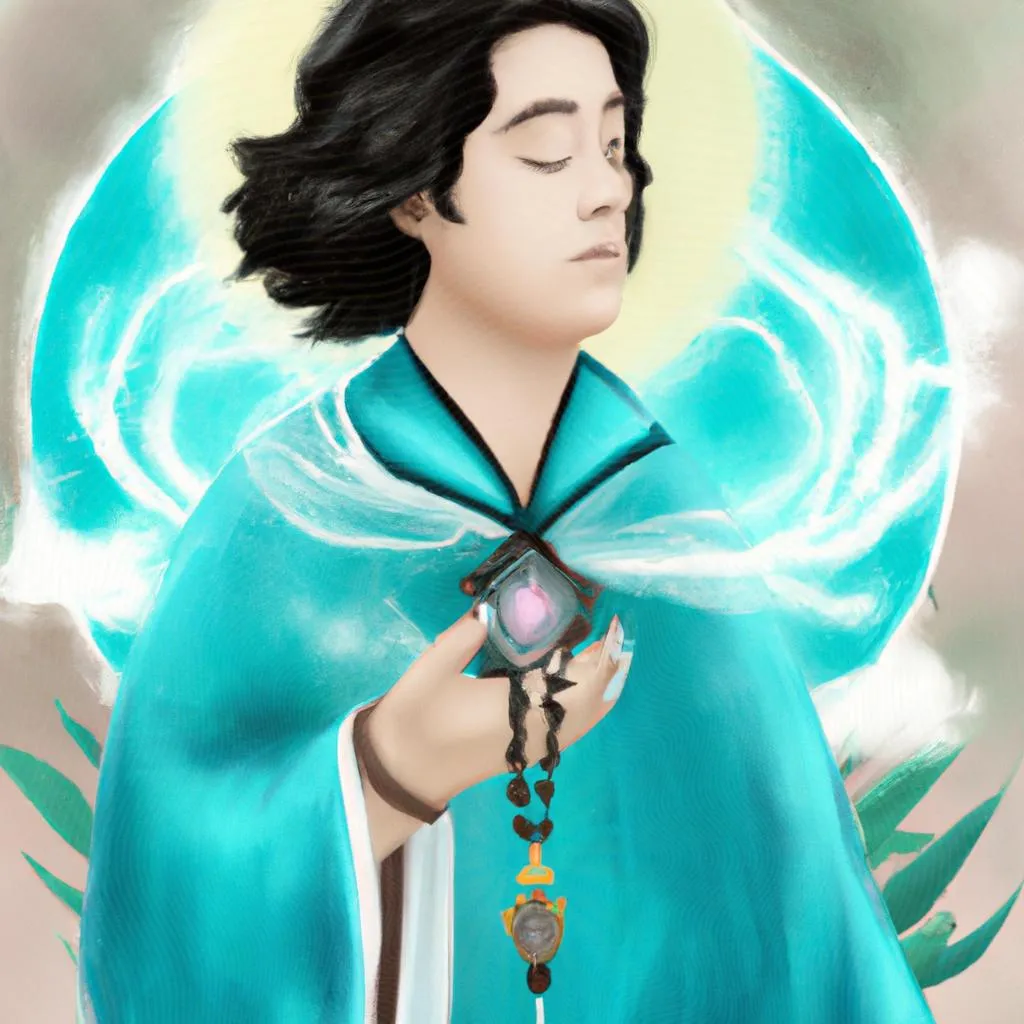uma representação visual de terço do espirito santo meditado