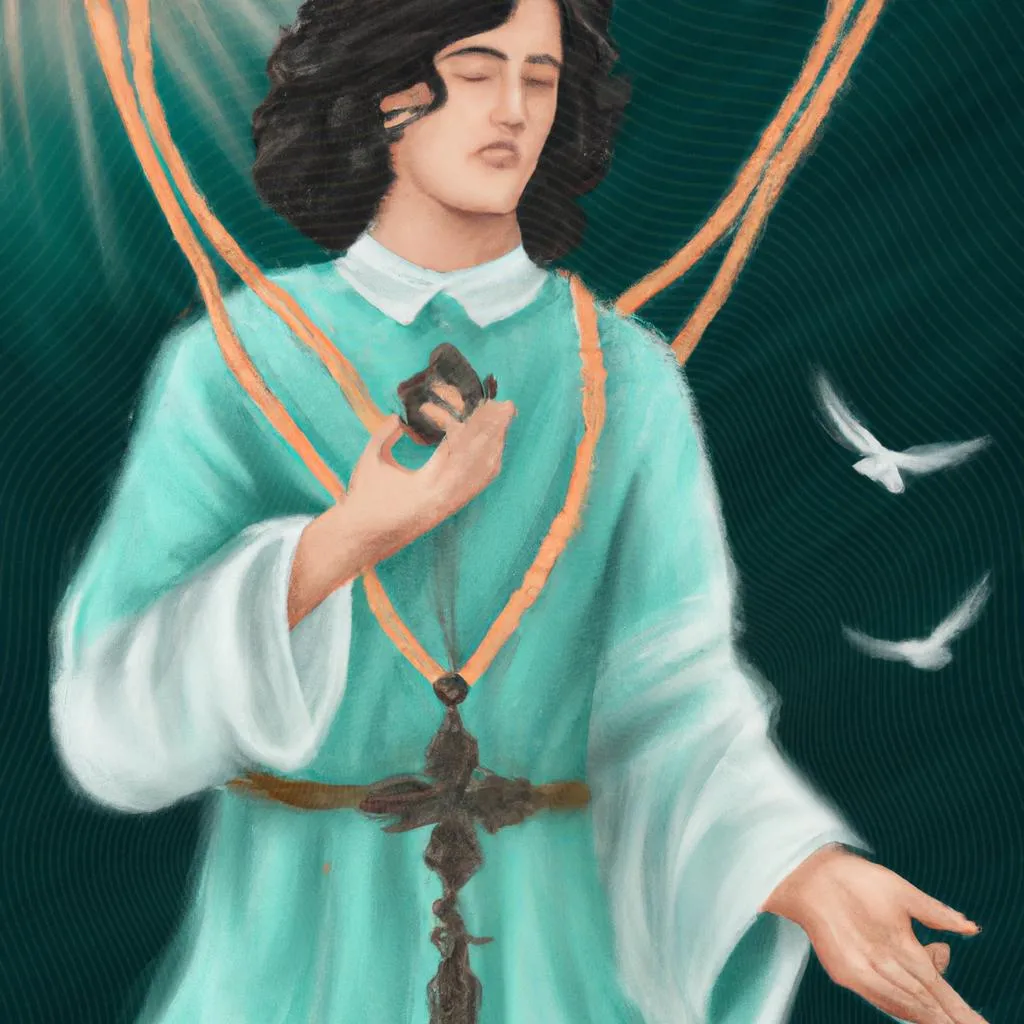  uma imagem gráfica sobre terço do espirito santo meditado