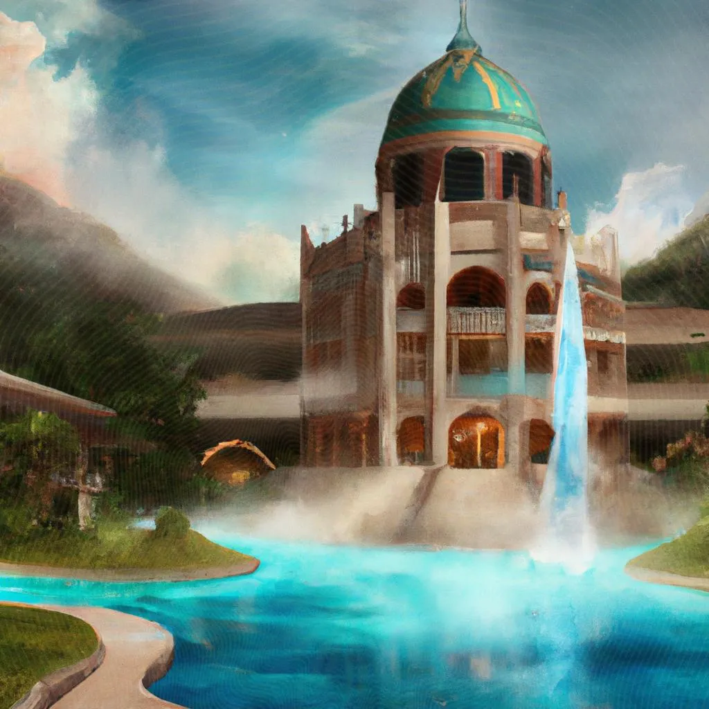 uma ilustração de thermas internacional do espirito santo