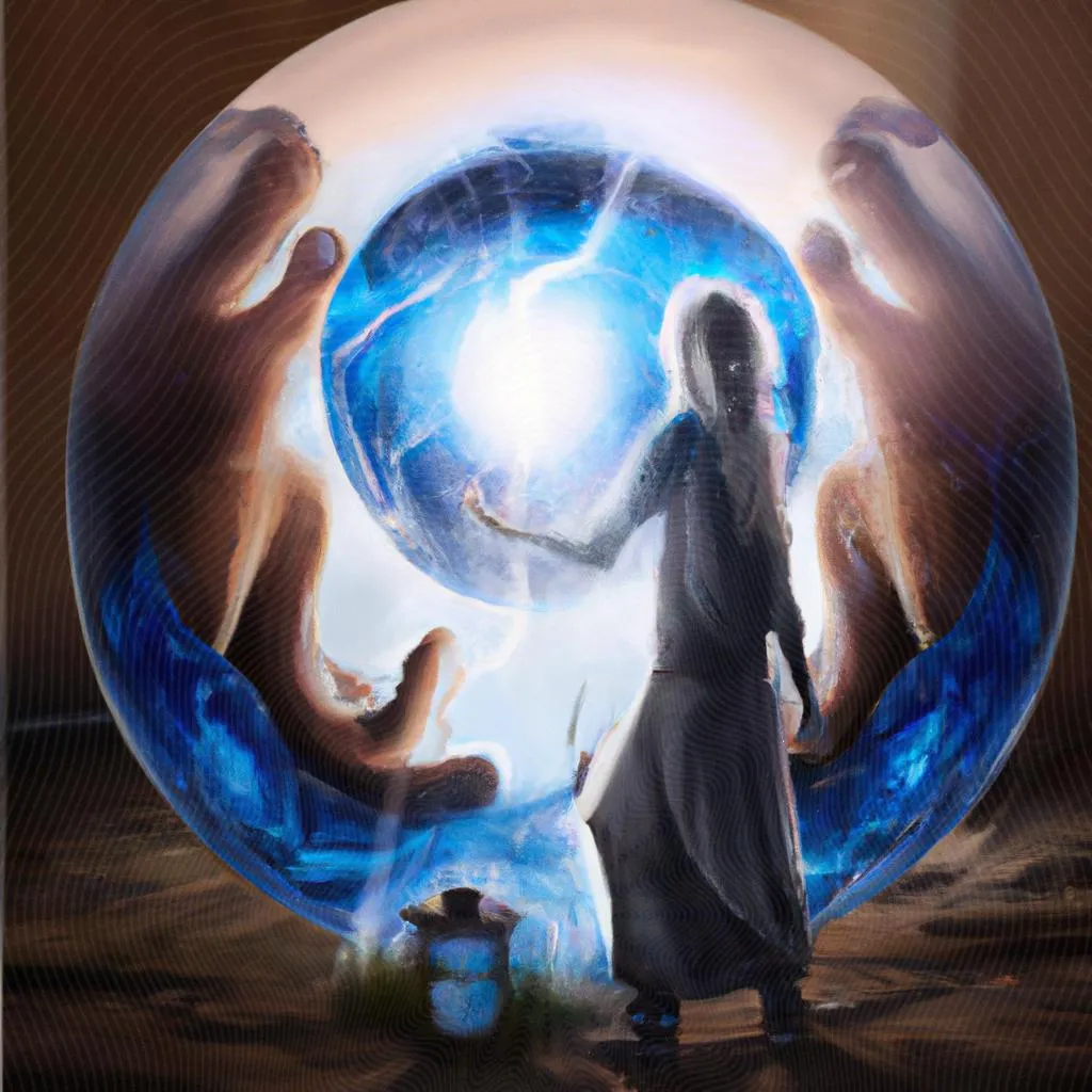 Transformação Interior: O Caminho Espiritual do Espiritismo. 3 uma pintura figurativa de transformação interior espiritismo