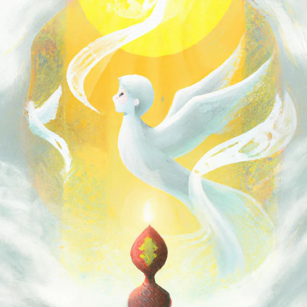 uma arte gráfica sobre tudo sobre o espirito santo