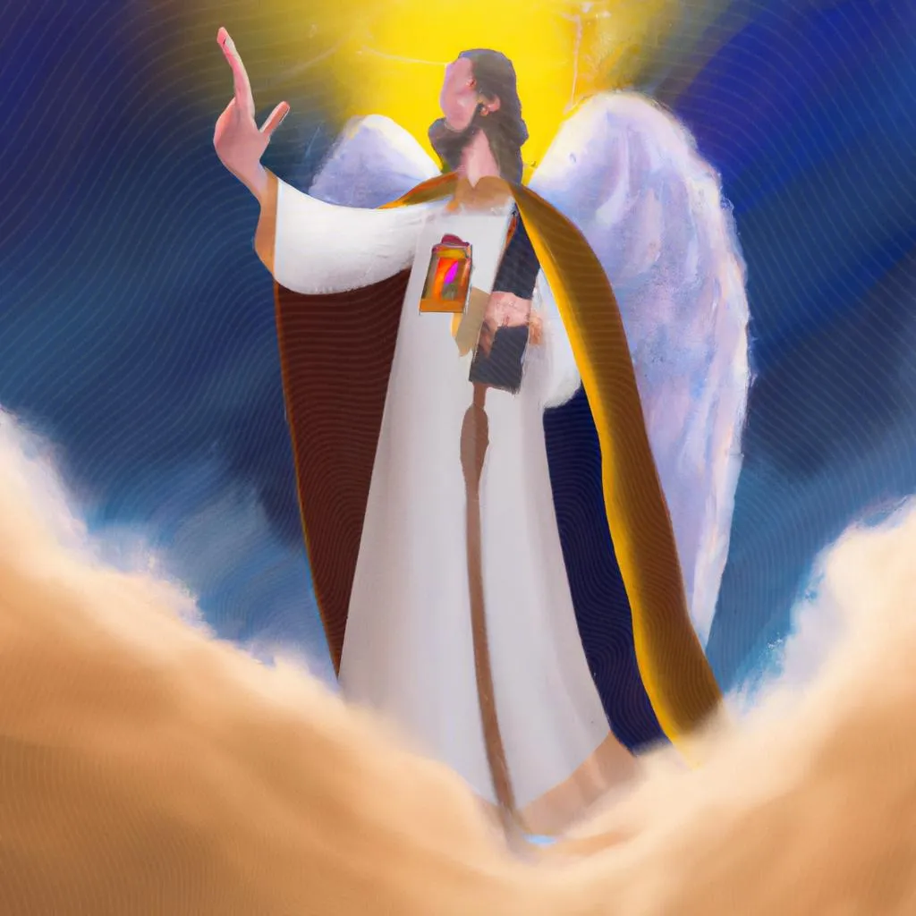 uma escultura ilustrada de vem ó santo espirito manda do céu a todos nós