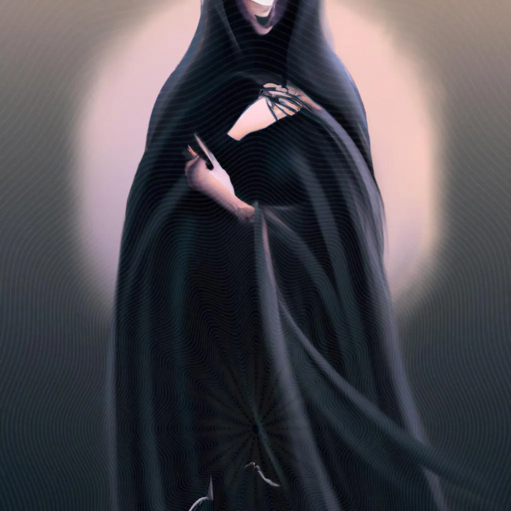 ver espirito vestido de preto