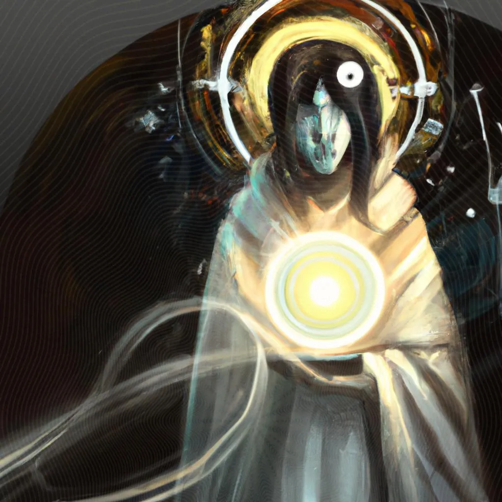 Viuvez: o significado espiritual e a jornada de cura segundo o espiritismo 2 uma pintura a óleo sobre viuvez segundo o espiritismo