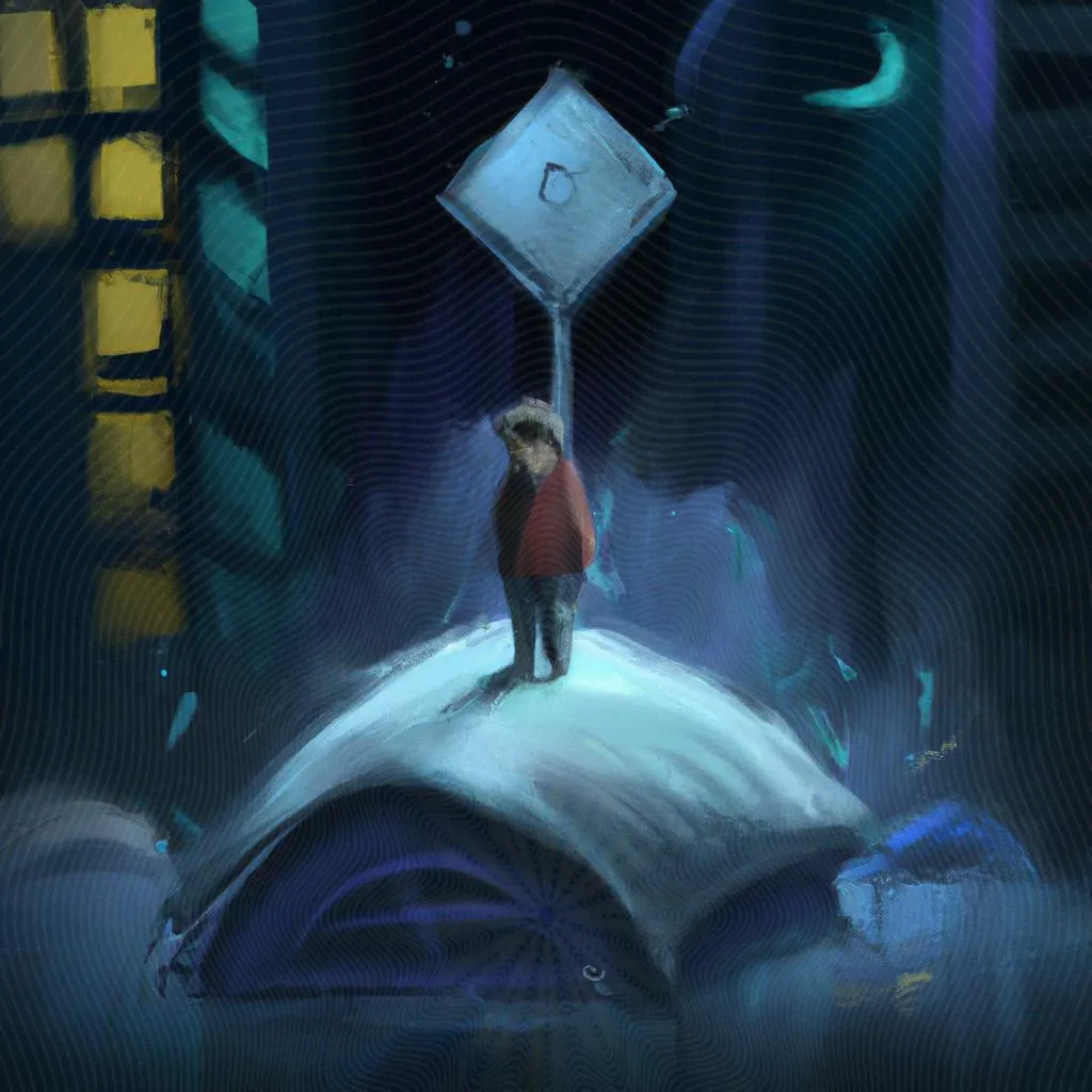 uma arte gráfica sobre where did you sleep last night significado