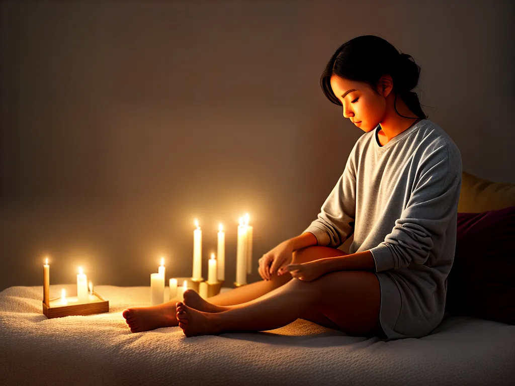 Fotos como meditar de noite