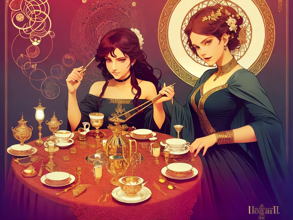 Imagens festa do cha tarot significado