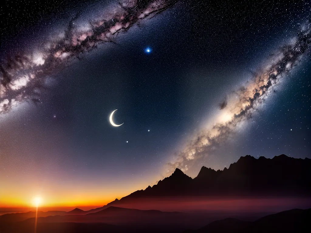 Imagens lua venus desvende ligacao planetas