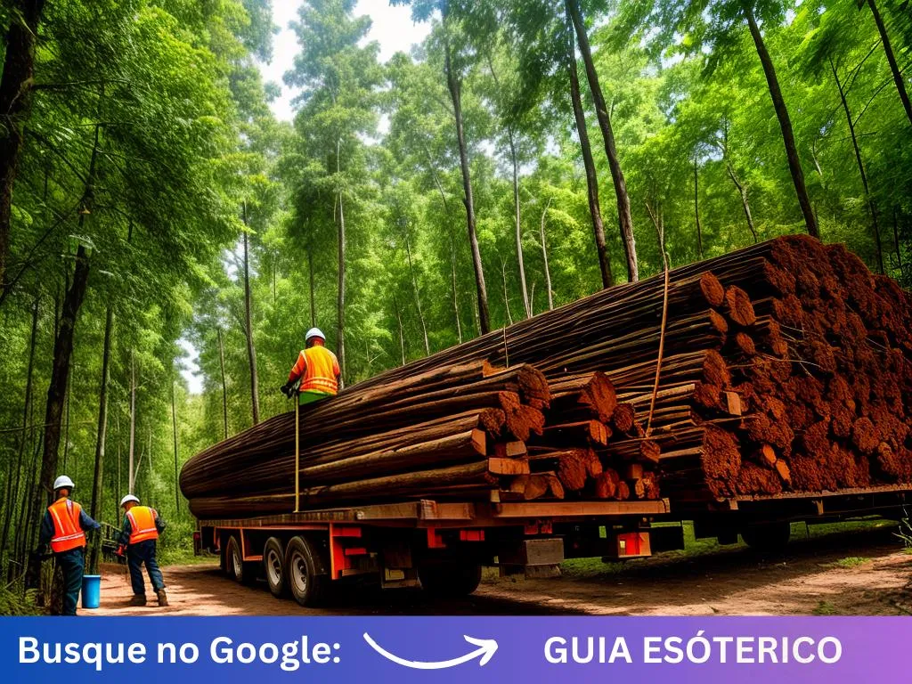 Imagens madeireiras no espirito santo