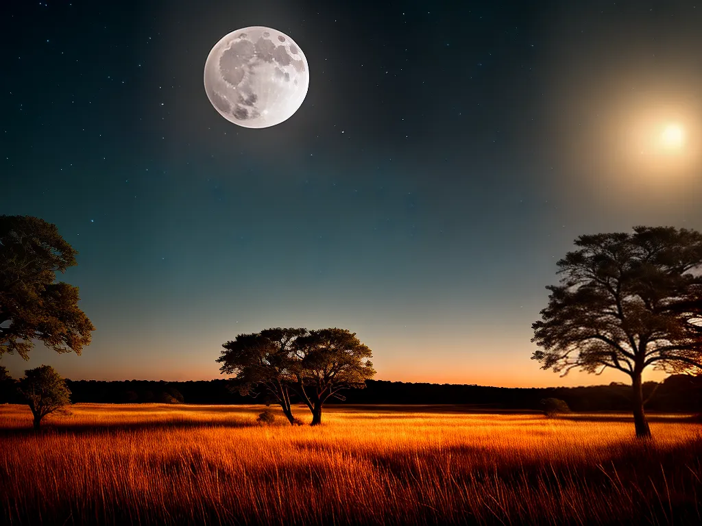Imagens misterioso poder da lua cheia 1