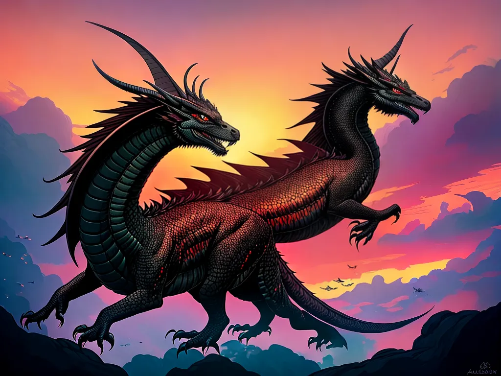 Imagens sonhar com dragao preto vermelho chines komodo