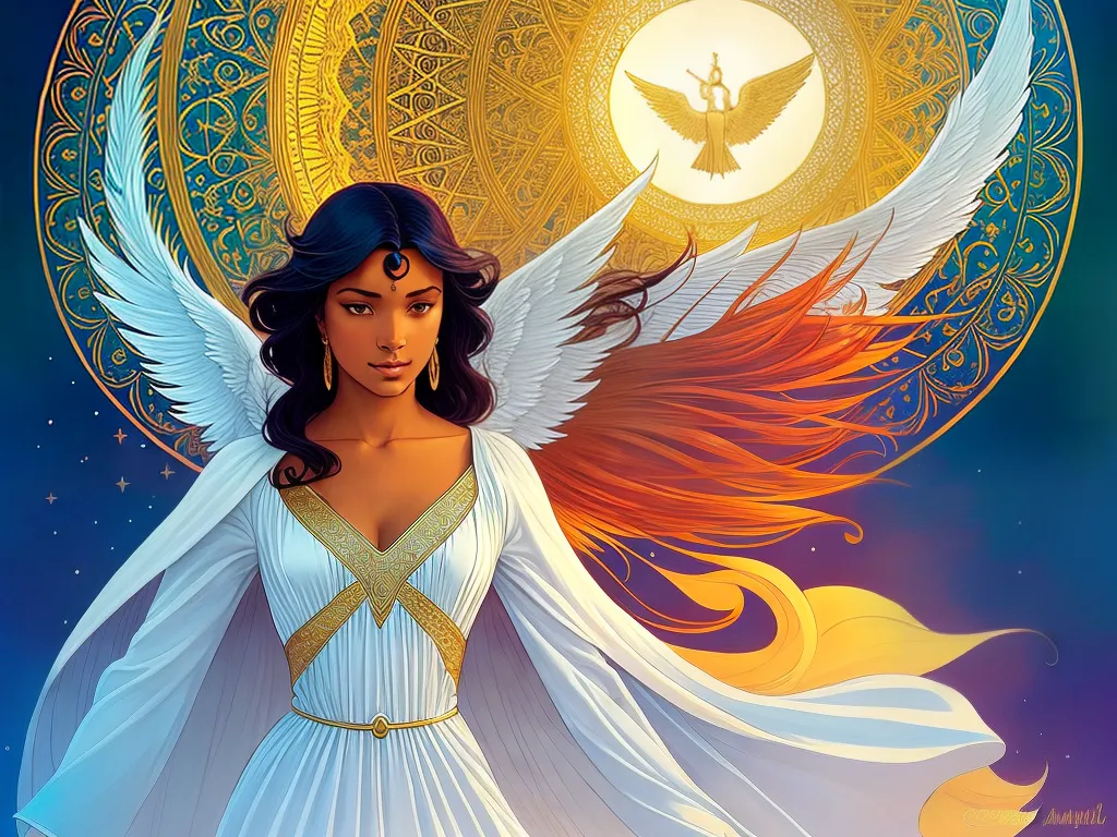 Imagens tarot dos angulos significado da carta 5 anjo mahasiah