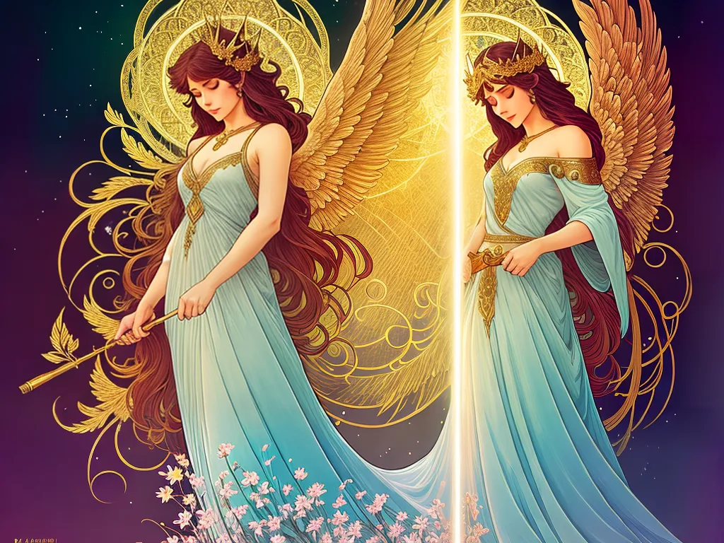 Imagens tarot dos anjos significado da carta 6 anjo lelahel