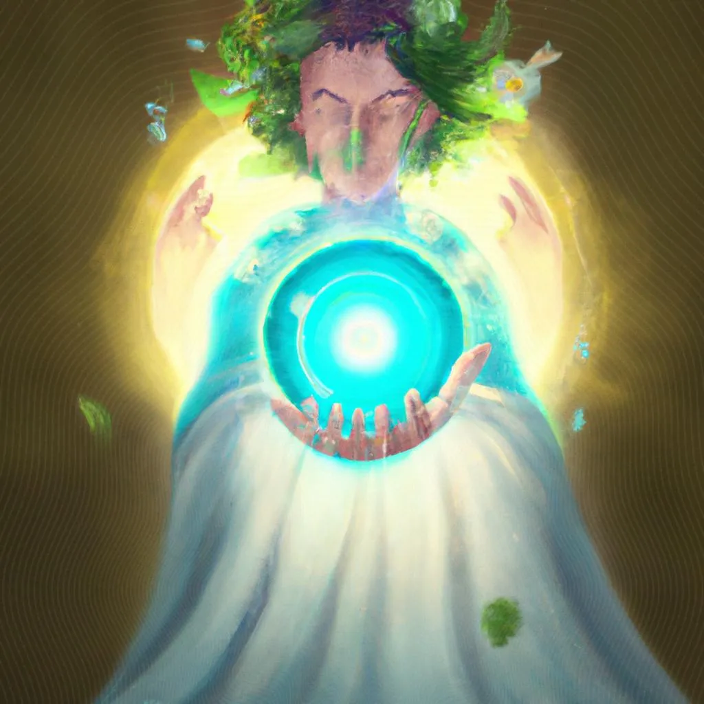 uma imagem impressionista de a função do espirito santo