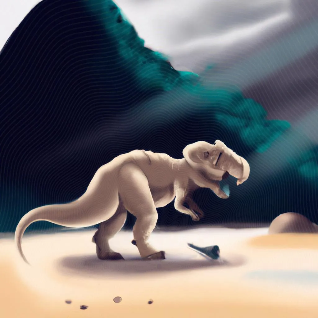 uma cena cinematográfica ilustrada de animais em extinção no espirito santo