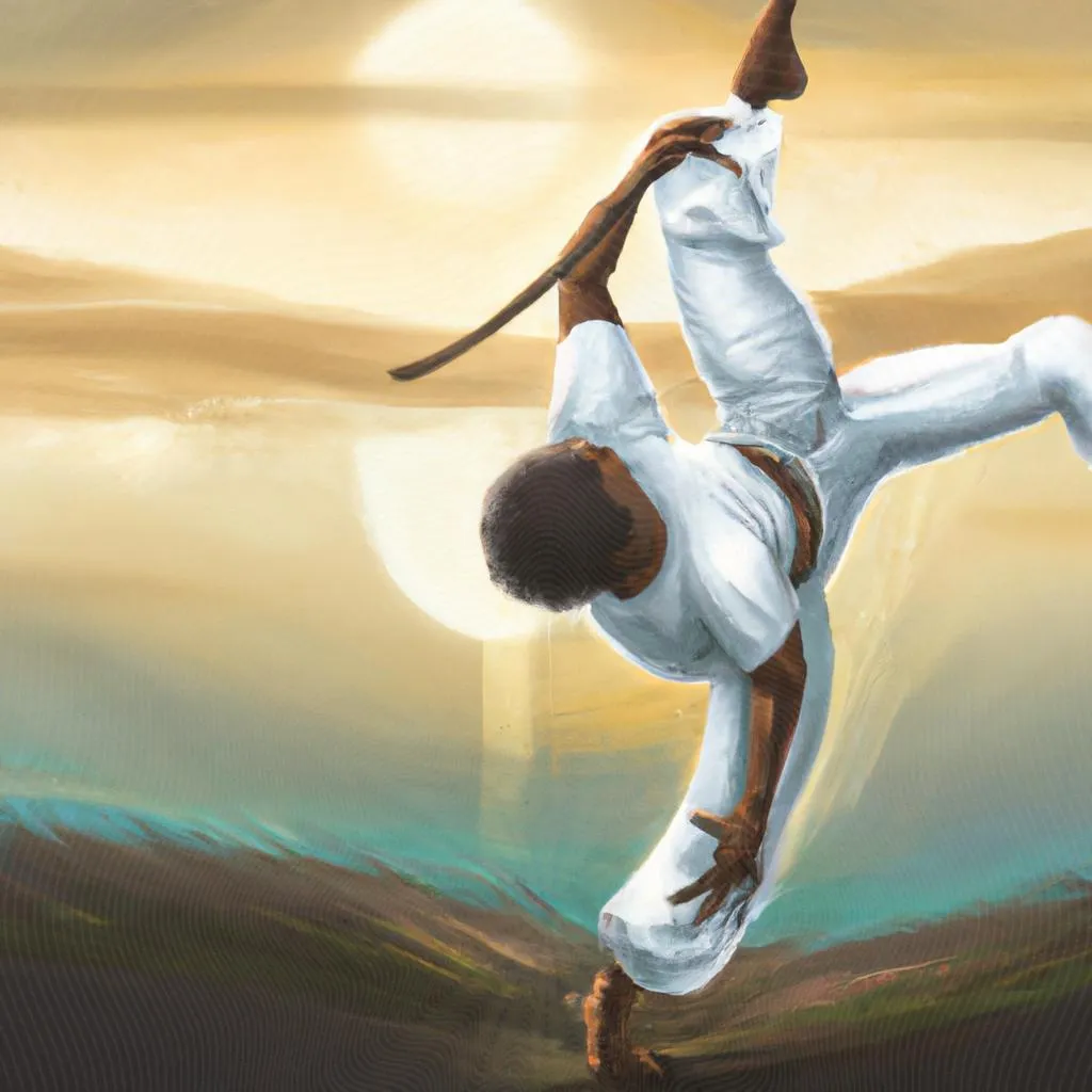 Capoeira no Espírito Santo: A Dança do Mistério e da Espiritualidade 4 uma imagem digital de capoeira no espirito santo