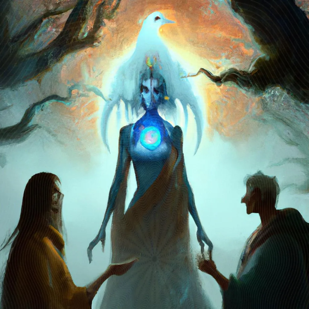 uma arte em gravura de complecistas espiritismo