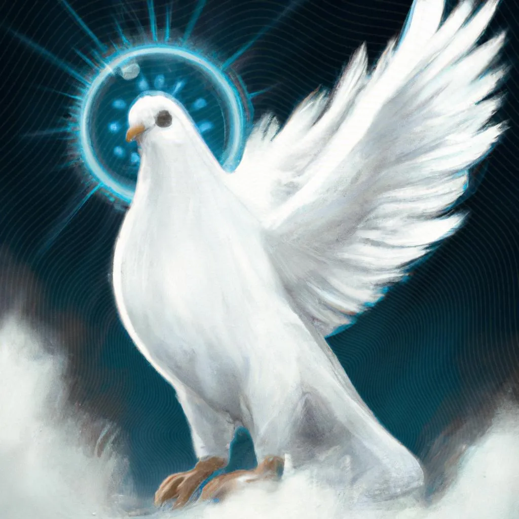 desenho da pomba do espirito santo