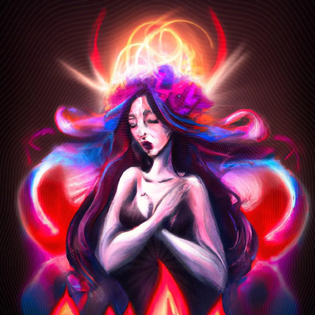 um desenho sobre espirito da sensualidade
