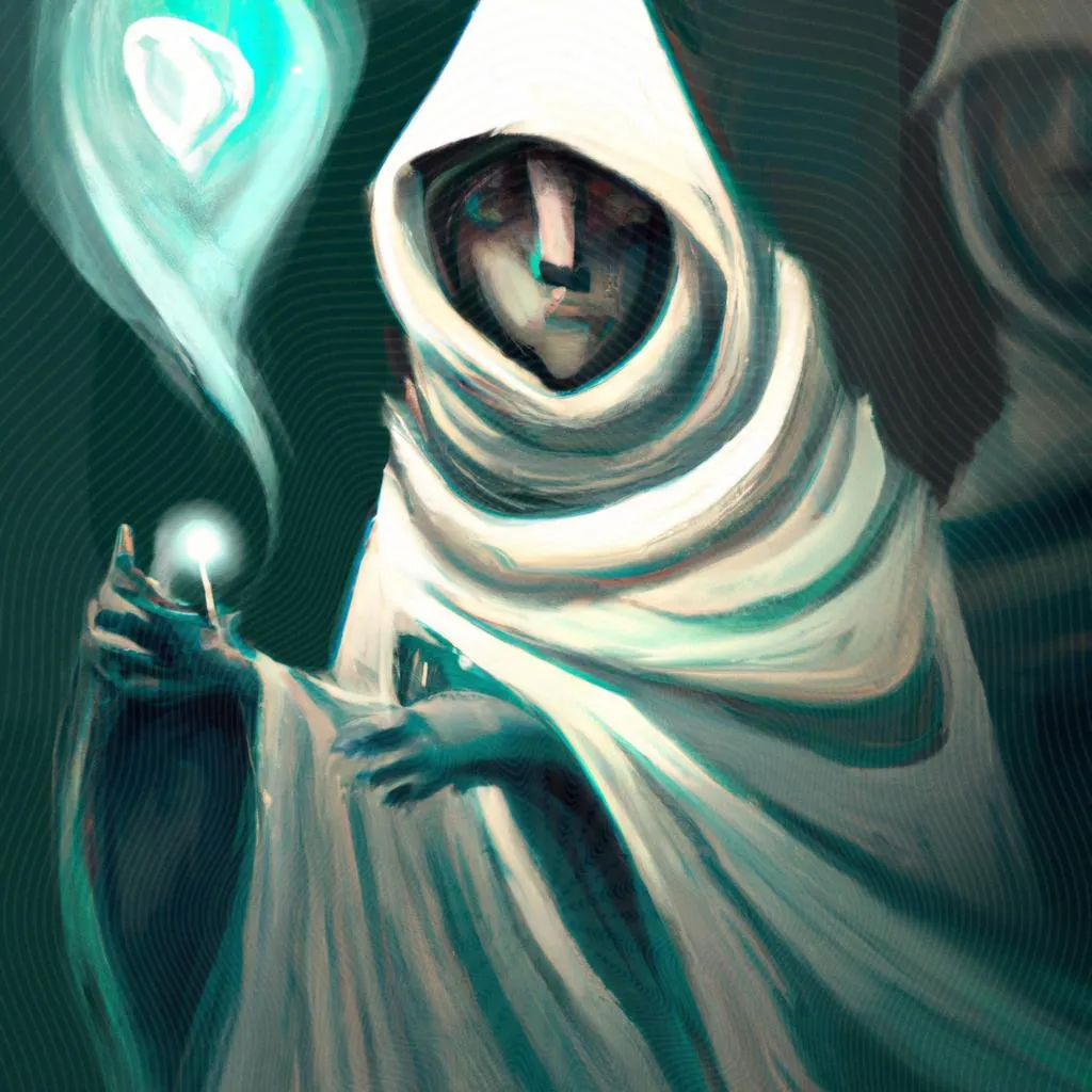 uma gravura sobre espiritos que gostam de sujeira