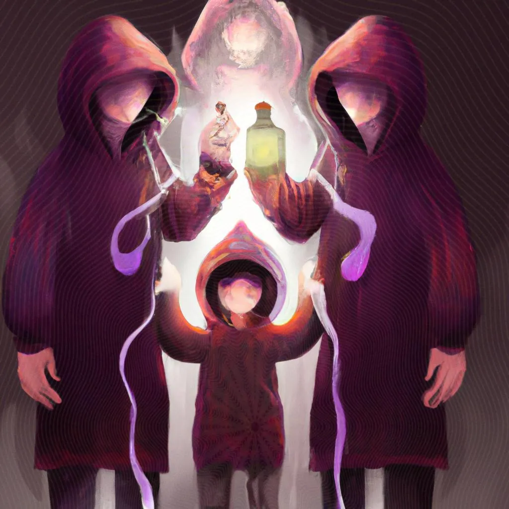 imagem desenhada família tóxica espiritismo