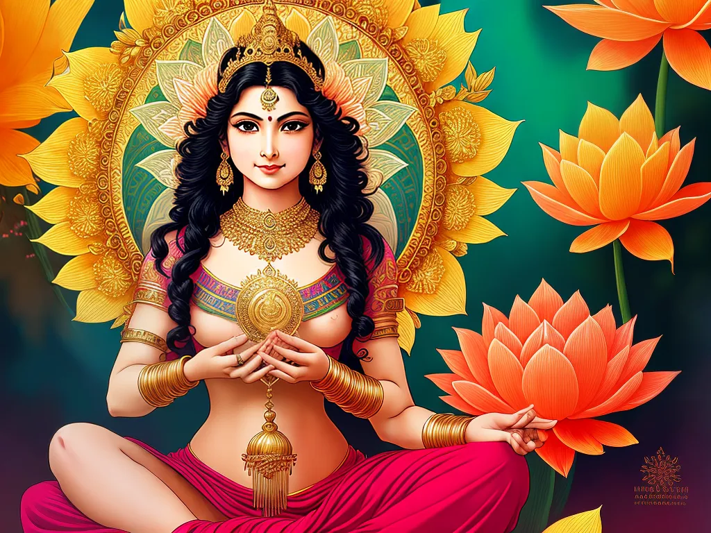 fotografia Desvendando o Poder de Lakshmi Prosperidade para Todos