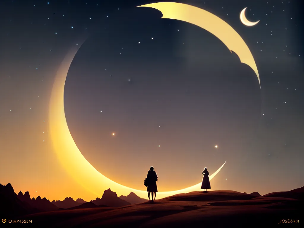 fotografia Desvendando os Misterios da Lua Crescente