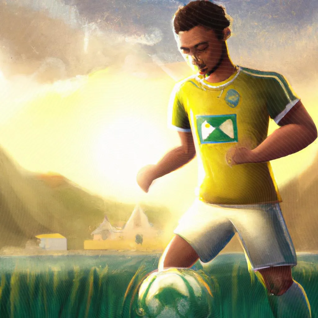uma impressão artística de futebol espirito santo
