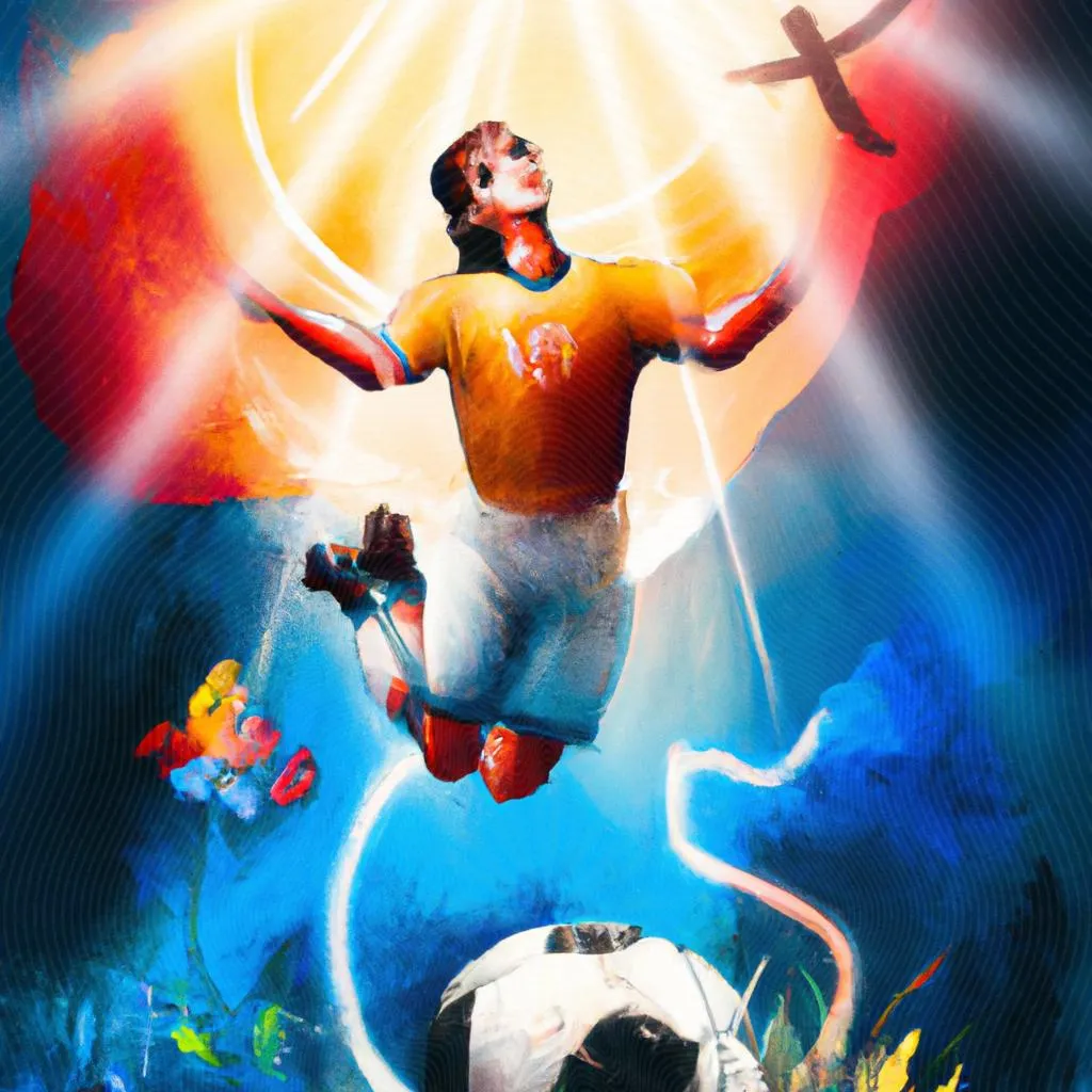 uma imagem impressionista de futebol espirito santo