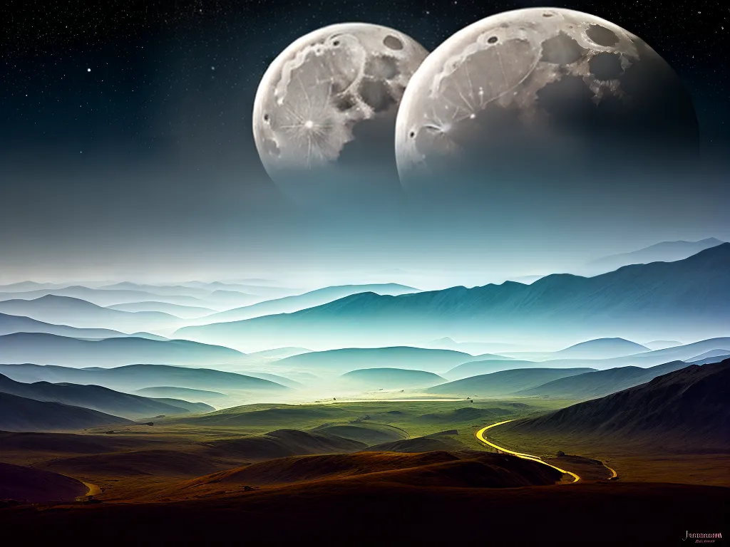ilustracao A Magia da Lua Cheia em 8 Fases