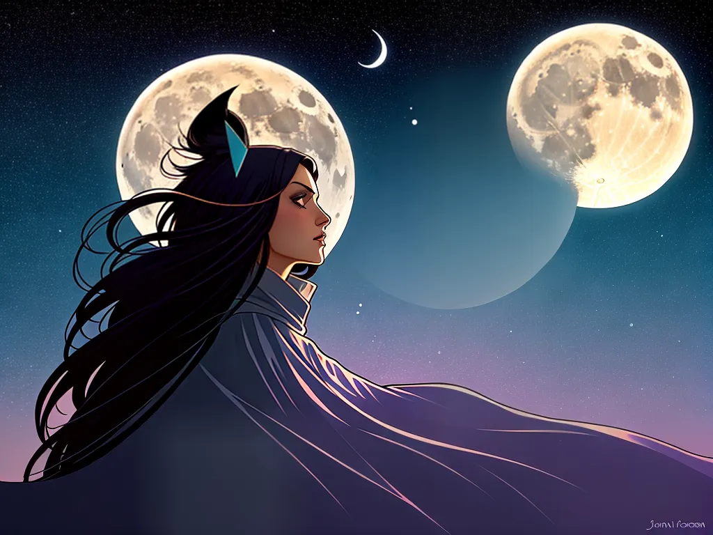 Desvendando as Fases da Lua: Orientações Espirituais Práticas 4 ilustracao Desvendando as Fases da Lua Orientacoes Espirituais Praticas