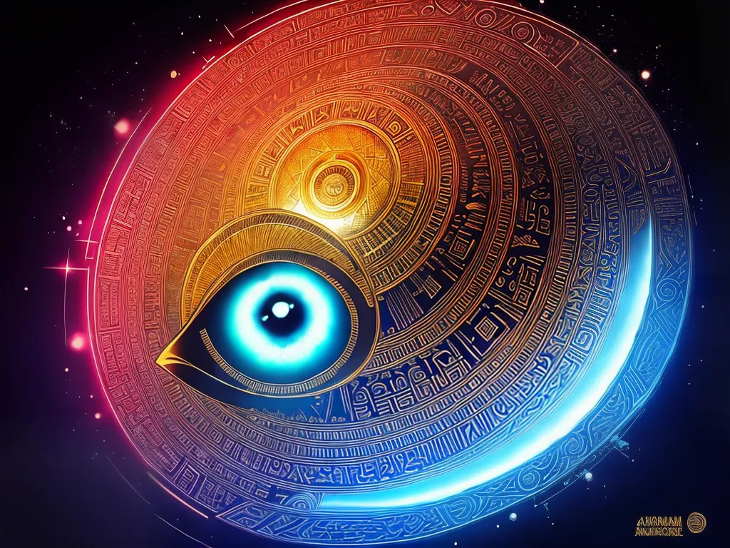 ilustracao Desvendando o Misterio do Olho de Horus