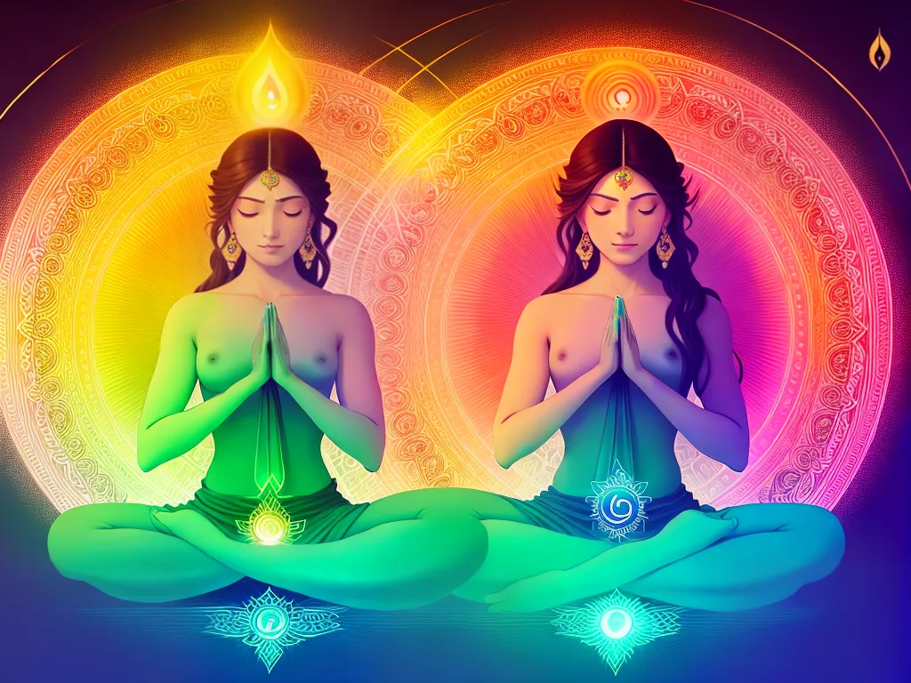 ilustracao Harmonia Total Meditacoes Mudras e Mantras Chakras