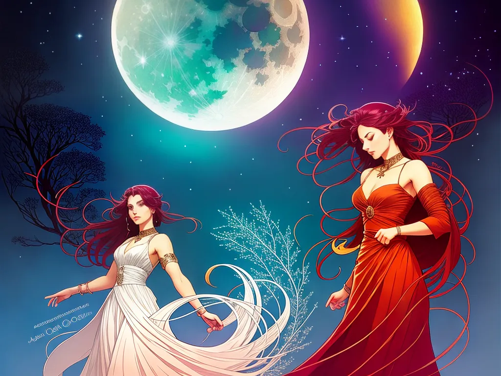 ilustracao Magia Lunar A Influencia na Religiao Wicca