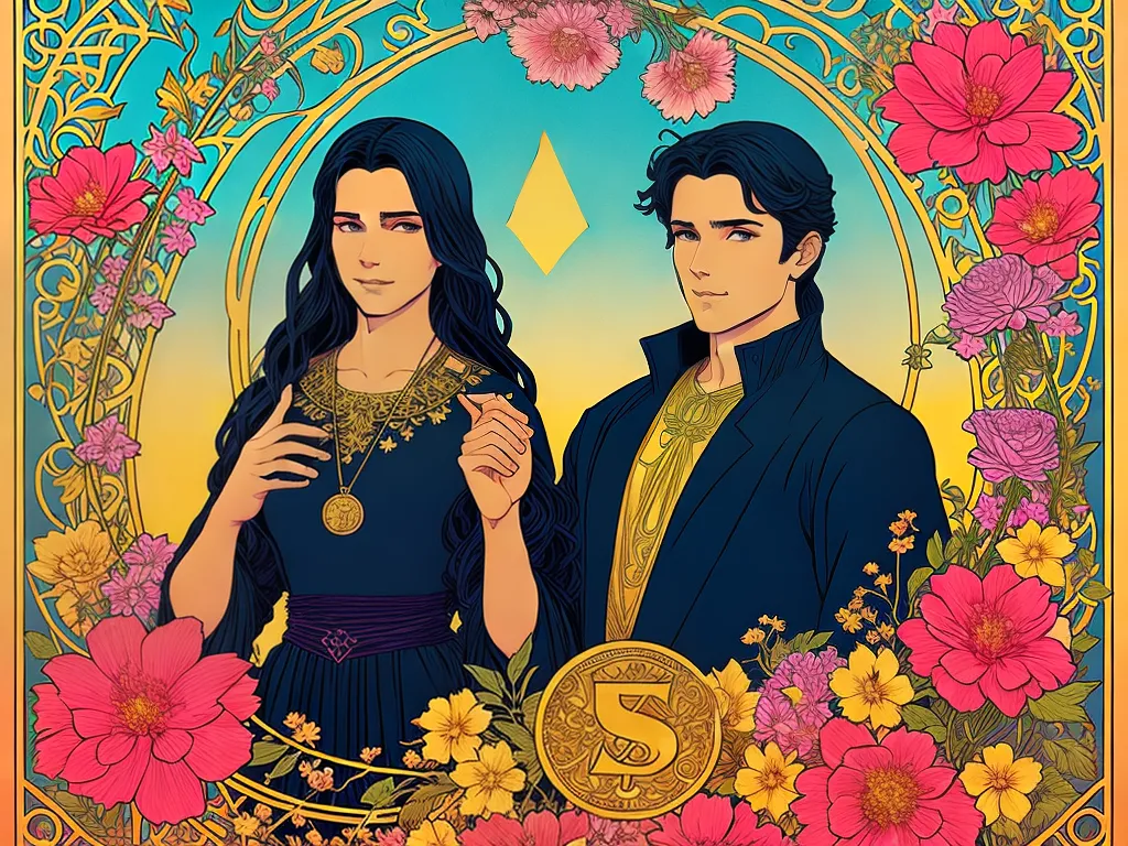 ilustracao Tarot Trabalho e Dinheiro Uma Conexao Reveladora