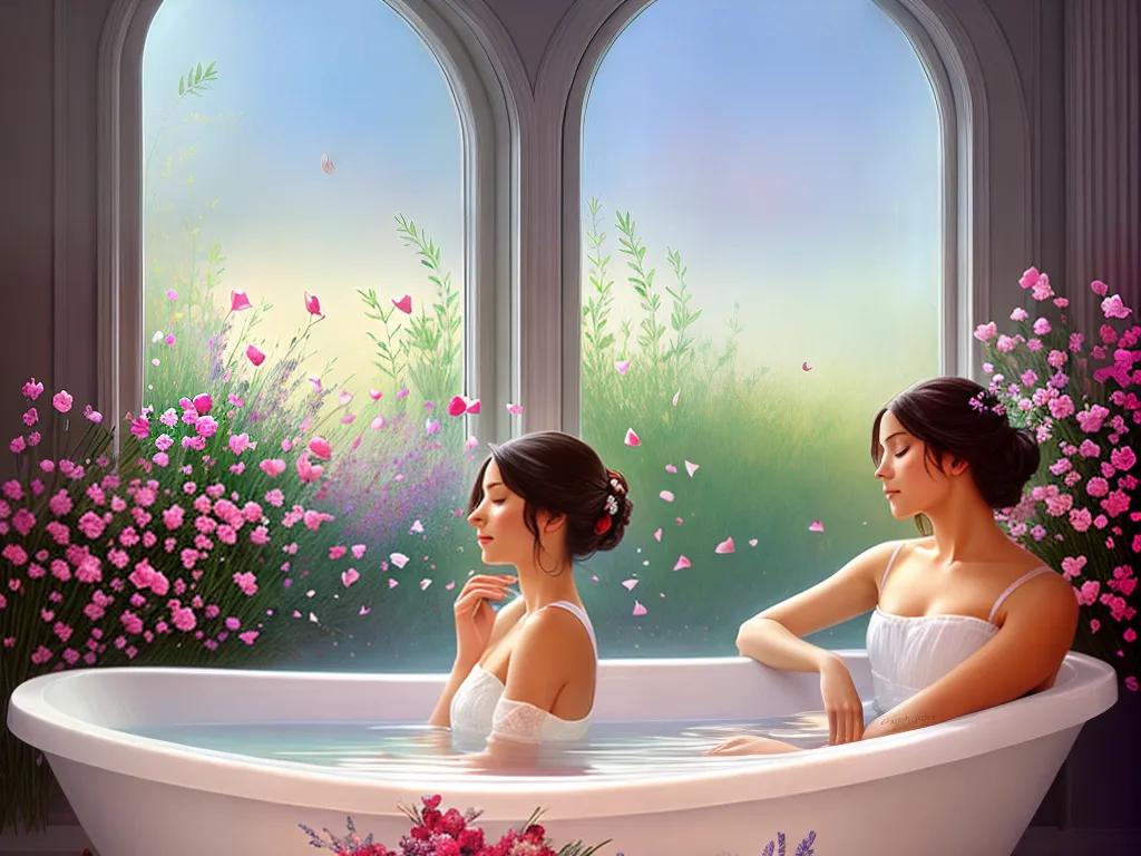 ilustracao banho para ansiedade veja quatro ervas que te deixarao mais calma