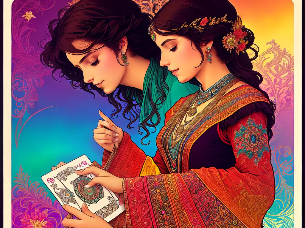ilustracao cartas ciganas online como consultar e que perguntas fazer