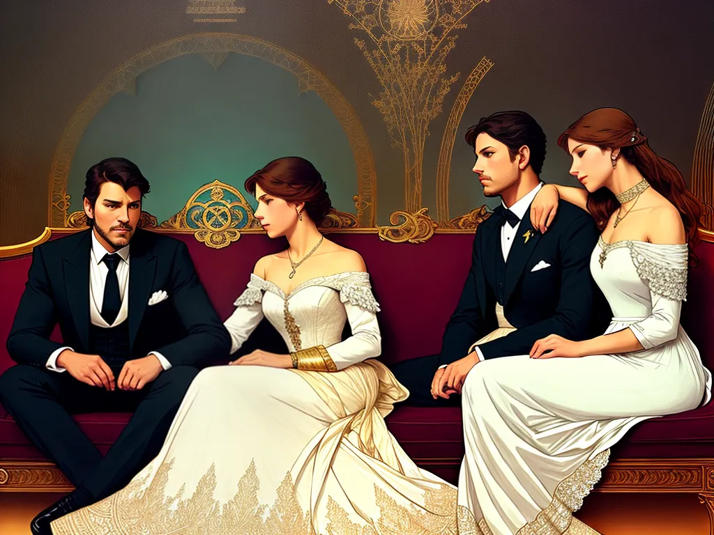 ilustracao casamento em crise