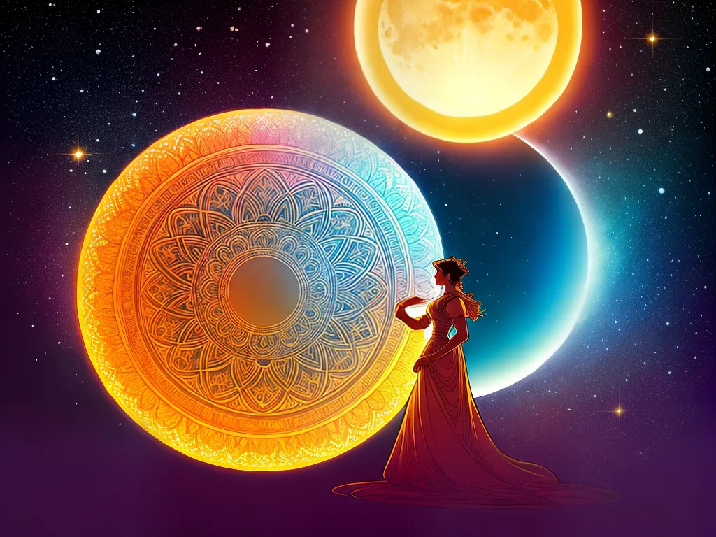 Desvendando o Significado Astrológico do Eclipse Solar 4 ilustracao eclipse solar significado astrologico
