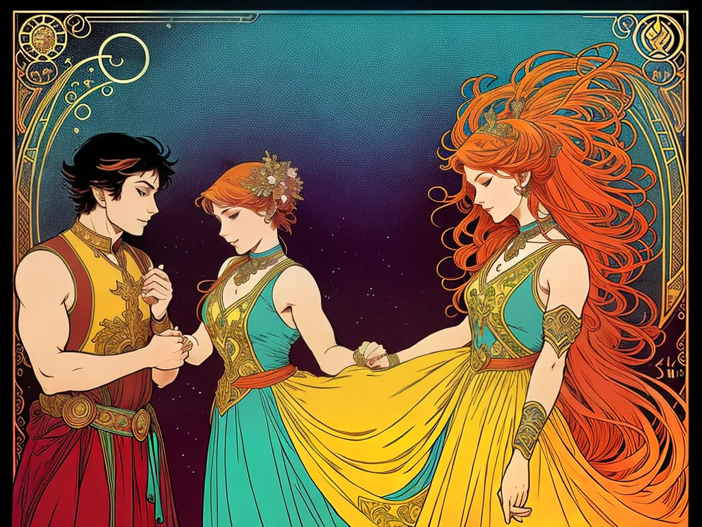 Compatibilidade amorosa: Escorpião x Aquário 4 ilustracao escorpiao aquario felizes amor