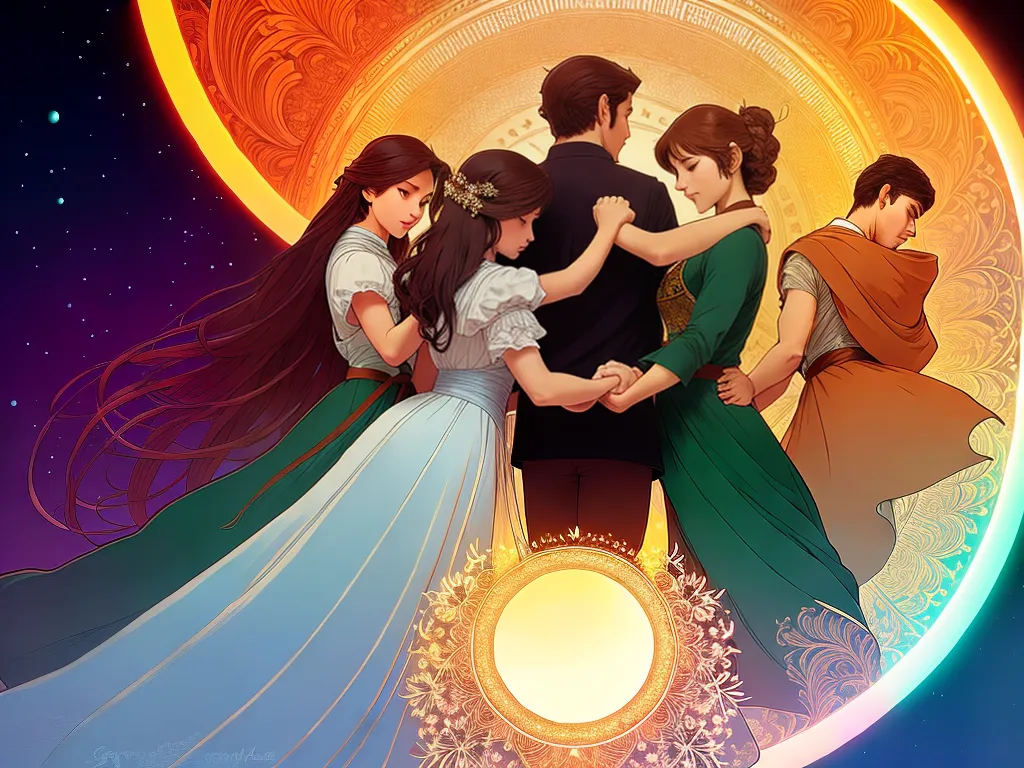 ilustracao familia unida como superar os problemas das vidas passadas