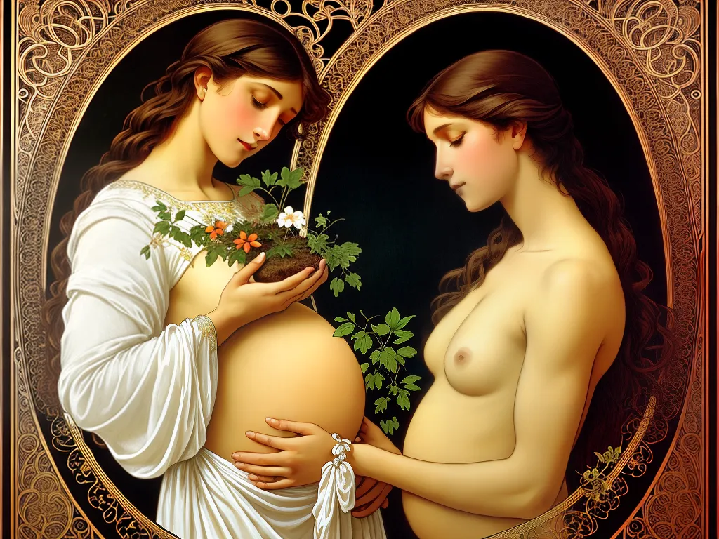Significado do Sonho: Gravidez 4 ilustracao gravidez no sonho