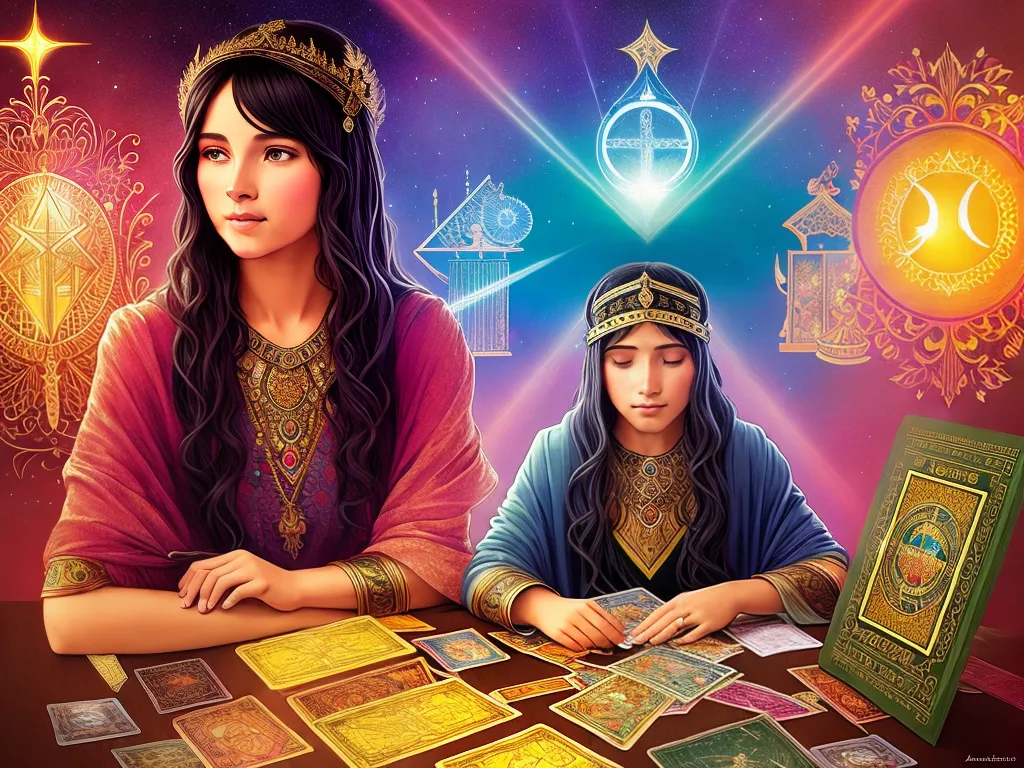 ilustracao jogo tarot amor online 1