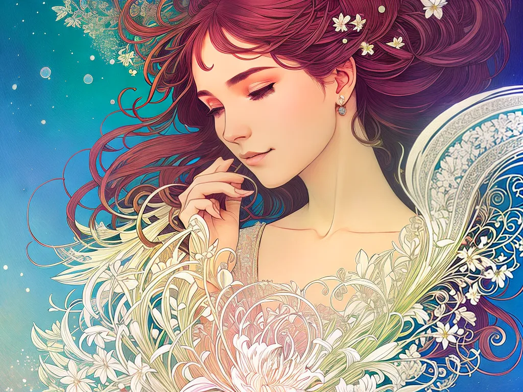 Descendente de Lírios 4 ilustracao lilia