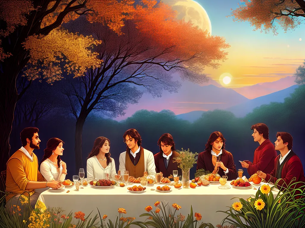 ilustracao lua crescente colheita espiritualidade amor