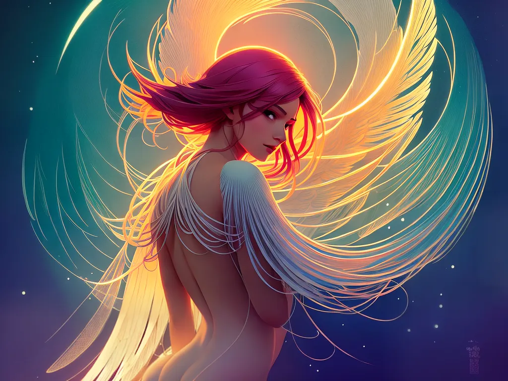 ilustracao nome do anjo da guarda pela data de nascimento