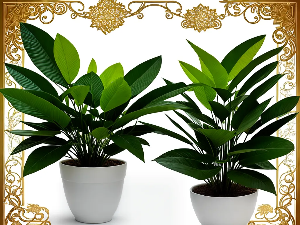 ilustracao o significado da planta zamioculca