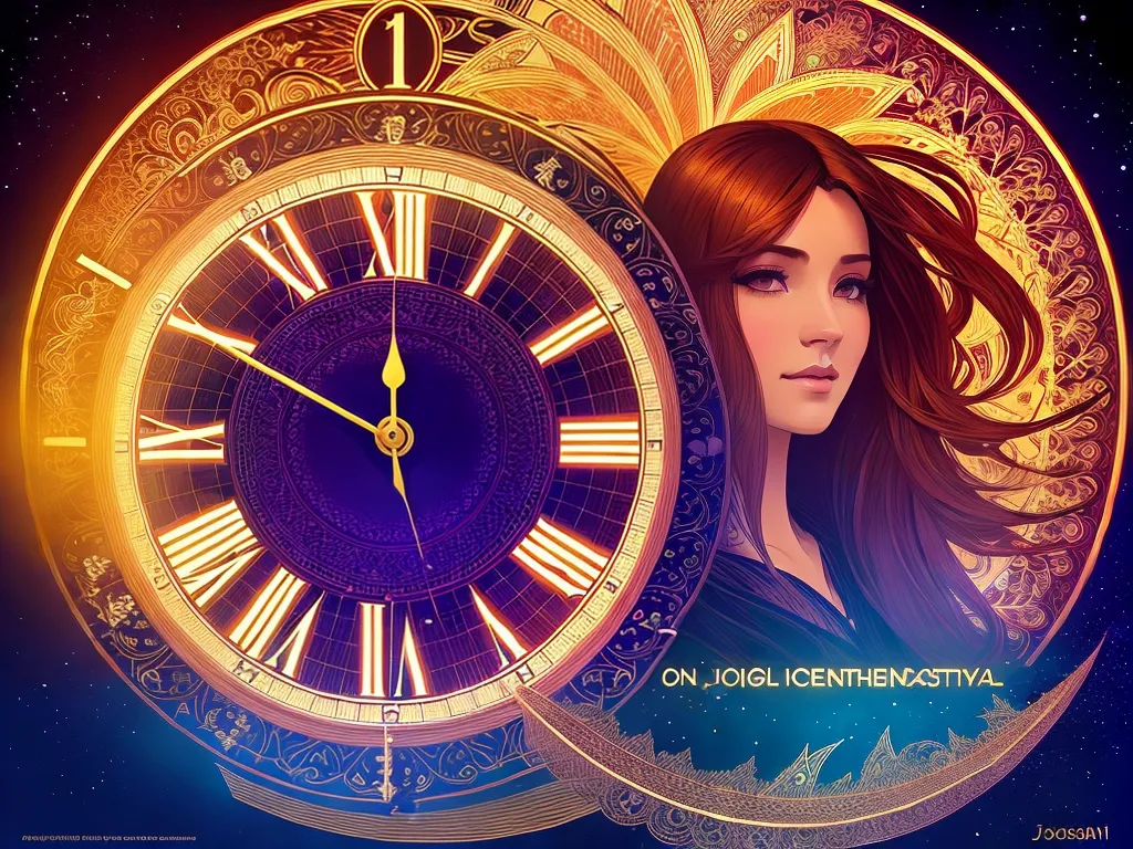 ilustracao o significado de ver a hora e os minutos iguais