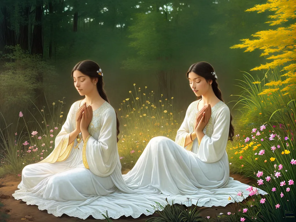 Conecte-se com a Paz Interior: 6 Orações + 9 Dicas 4 ilustracao oracao acalmar coracao 6 preces 9 dicas bonus