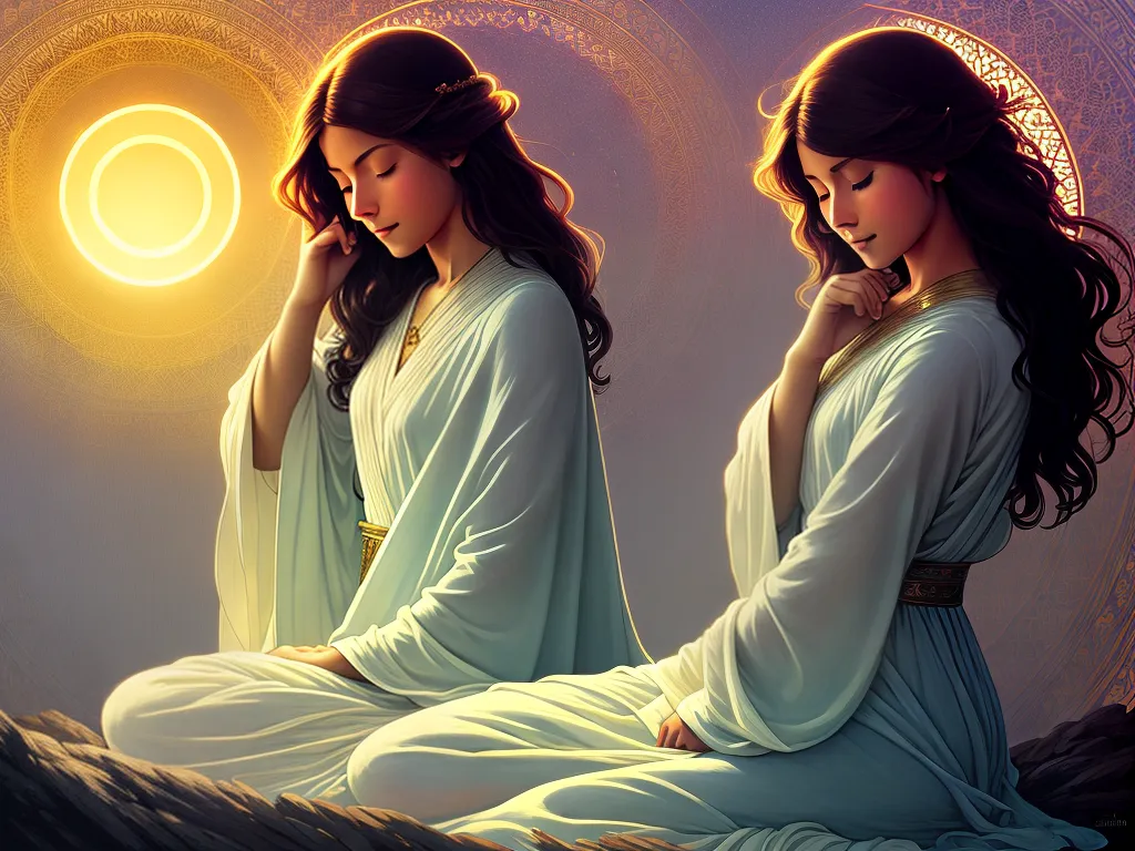 ilustracao oracao da fe se reconecte com sua forca interior